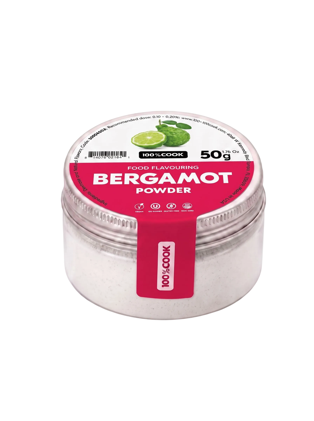 Бергамот Ароматизатор пищевой (порошок), 100%COOK, 50 г