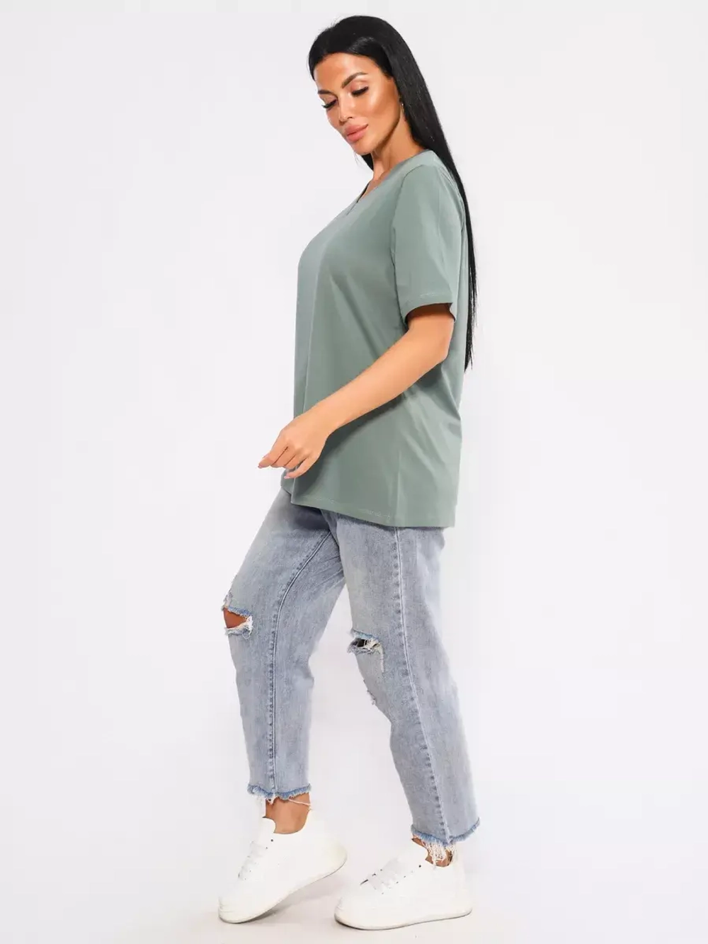 Футболка базовая большие размеры