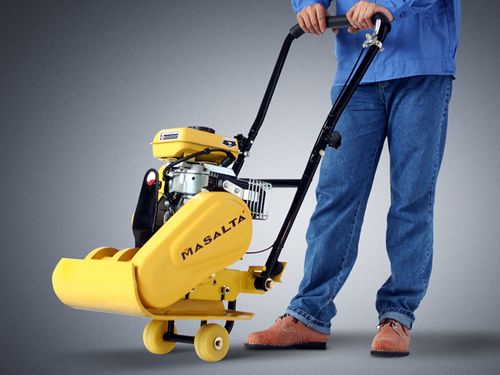 Виброплита бензиновая Masalta MS50-2 - [54 кг / 8,2 кН / Lianlong LL 152 F]