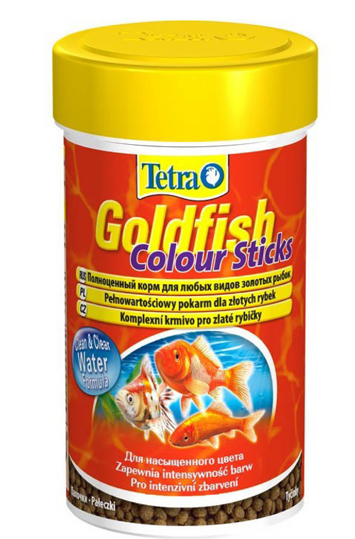 Корм для рыб TetraGoldfish Color Sticks, гранулы д/окраса золотых рыб 250мл
