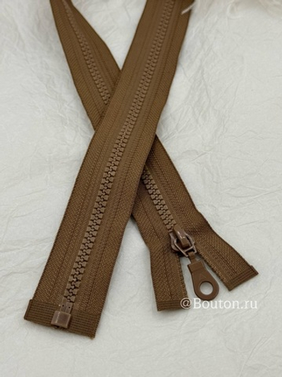 Молния тракторная коричневая