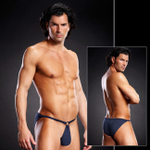 Трусы мужские POUCH-бикини L/XL 50-52 (Цвет: темно-синий)