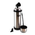 Термос &quot;Биосталь&quot; с узкой горловиной, пробкой с кнопкой и ручкой, 1,8 л/12/