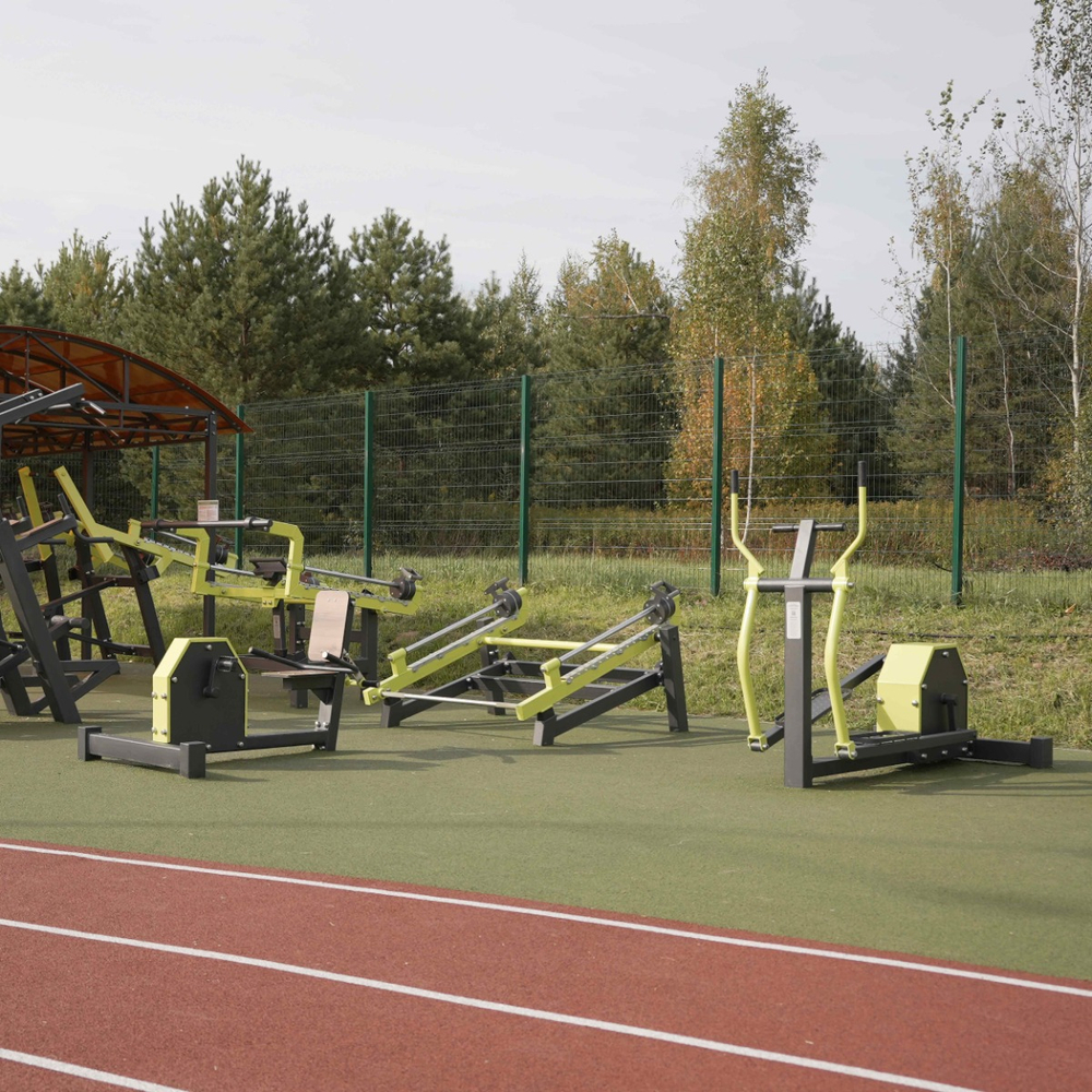 C-1901 Уличный Велотренажер горизонтальный с безынерционным нагрузочным механизмом ZAVODSPORTA