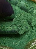 Премиум 8920 Малахитовый - перламутровый сухой краситель