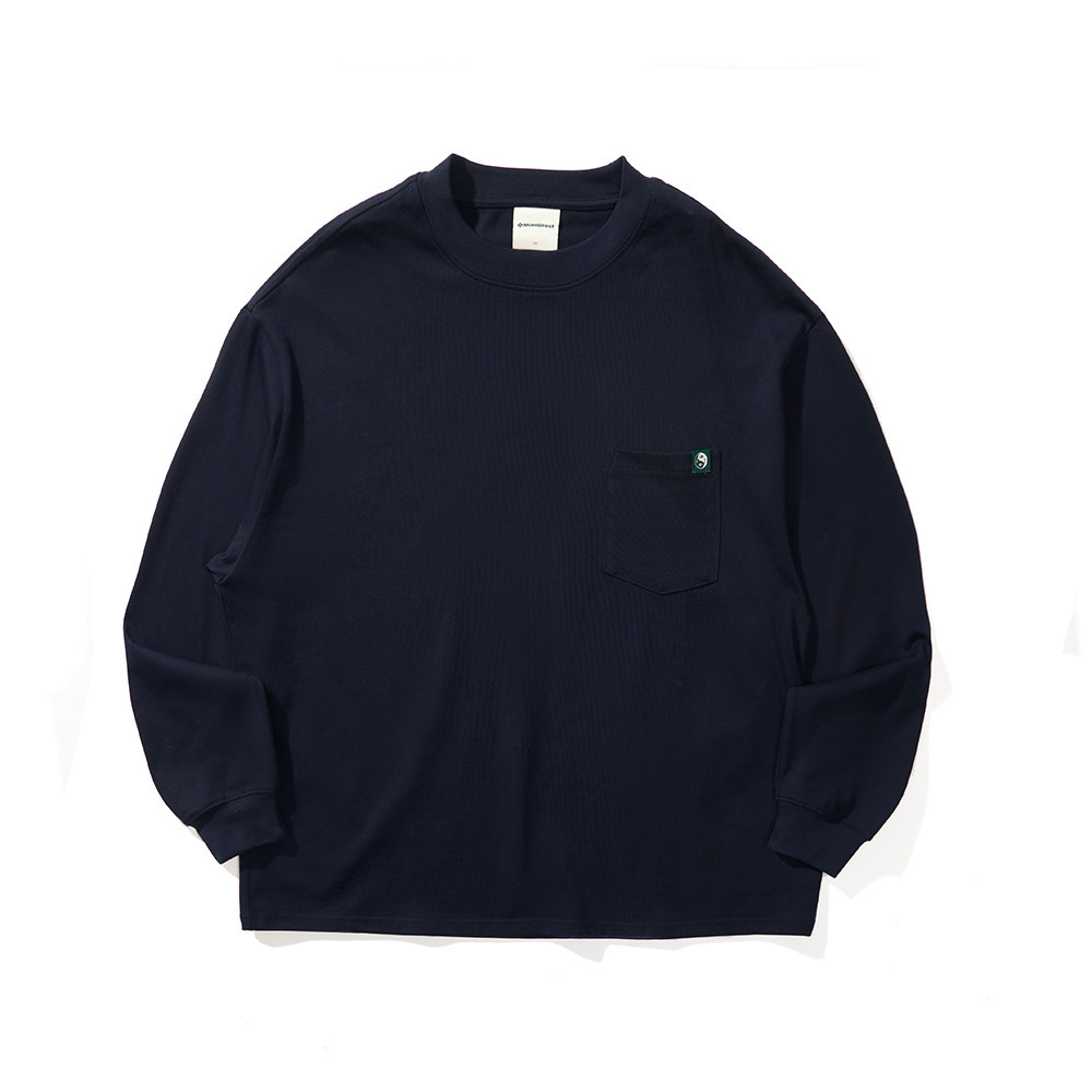 Лонгслив Nothomme Monterest Pocket синий