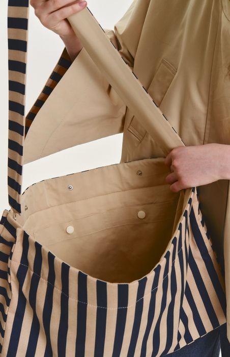 СУМКА ЭЛИН СИНИЙ В ПОЛОСКУ