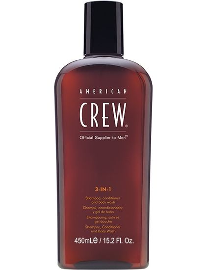 Шампунь, кондиционер и гель для душа 3 в 1 American Crew, 450мл