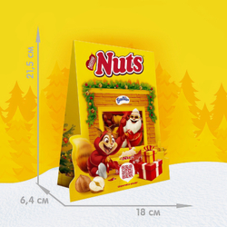 Набор сладостей новогодний NUTS Приключения у камина (Кор) 301г