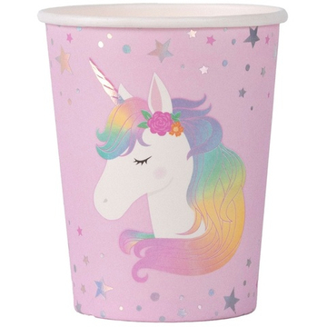 Стаканы бумажные «Единорог дивный», 250 мл, 6 шт