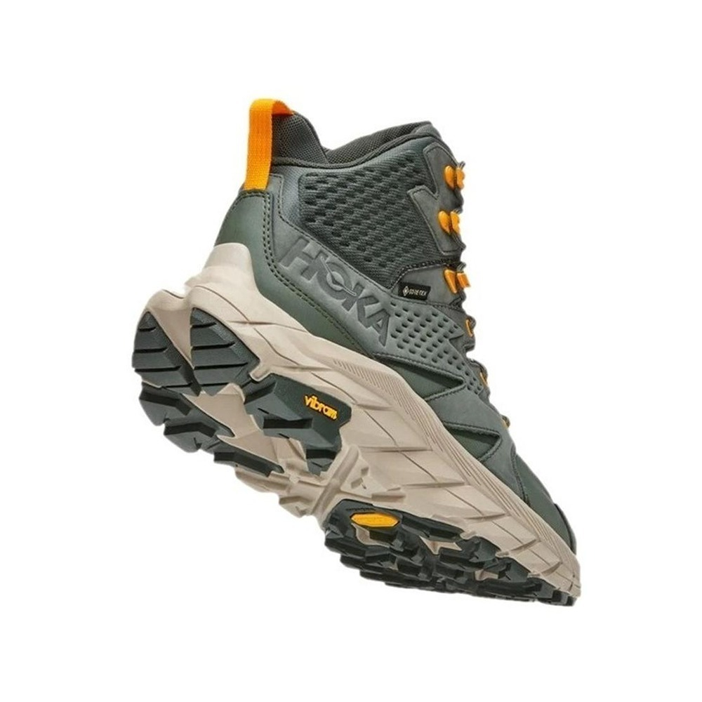 Ботинки мужские HOKA M ANACAPA MID GTX Thyme / Radiant Yellow