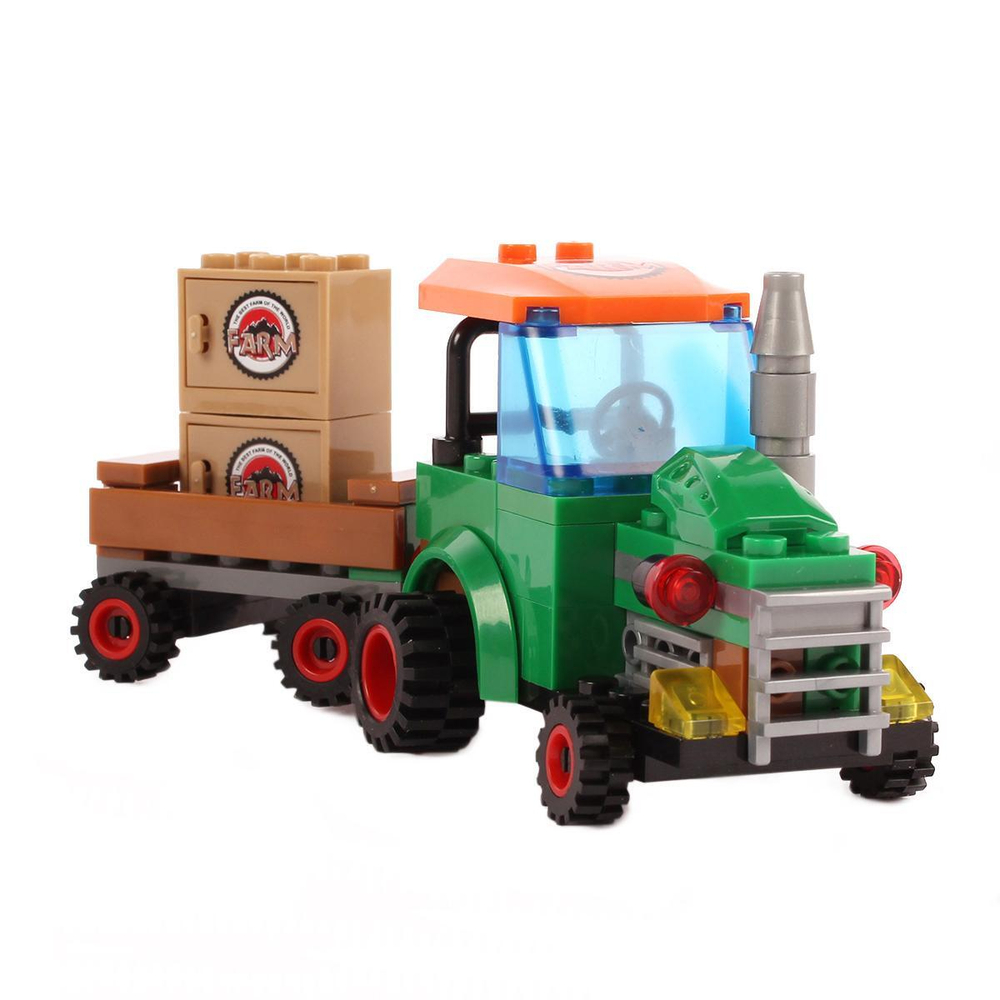 Конструктор блочный Аусини Ферма 103дет., коробка 28401