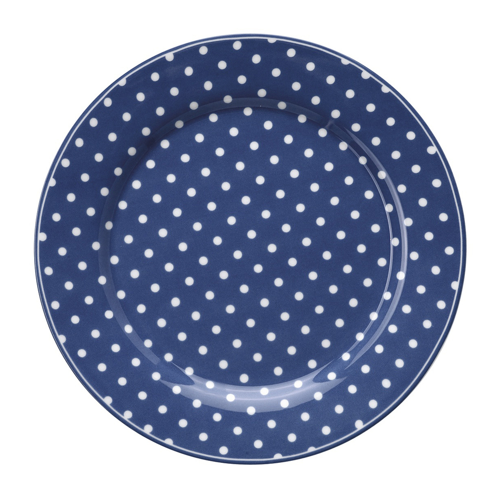 Тарелка Spot blue