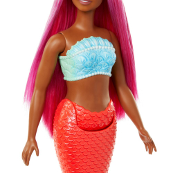 Barbie - Кукла-русалка с красным хвостом HRR04 / артикул   HRR02 HRR04  / GTIN 194735183708