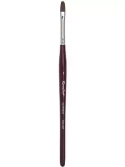 Кисть для геля овальная GN33R синтетика №7