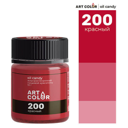 Жирорастворимый сухой краситель Красный Art Color Oil Candy 10г