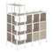 Лофт Угловой внешний стеллаж наборный VR.L-57  862*1694*1869