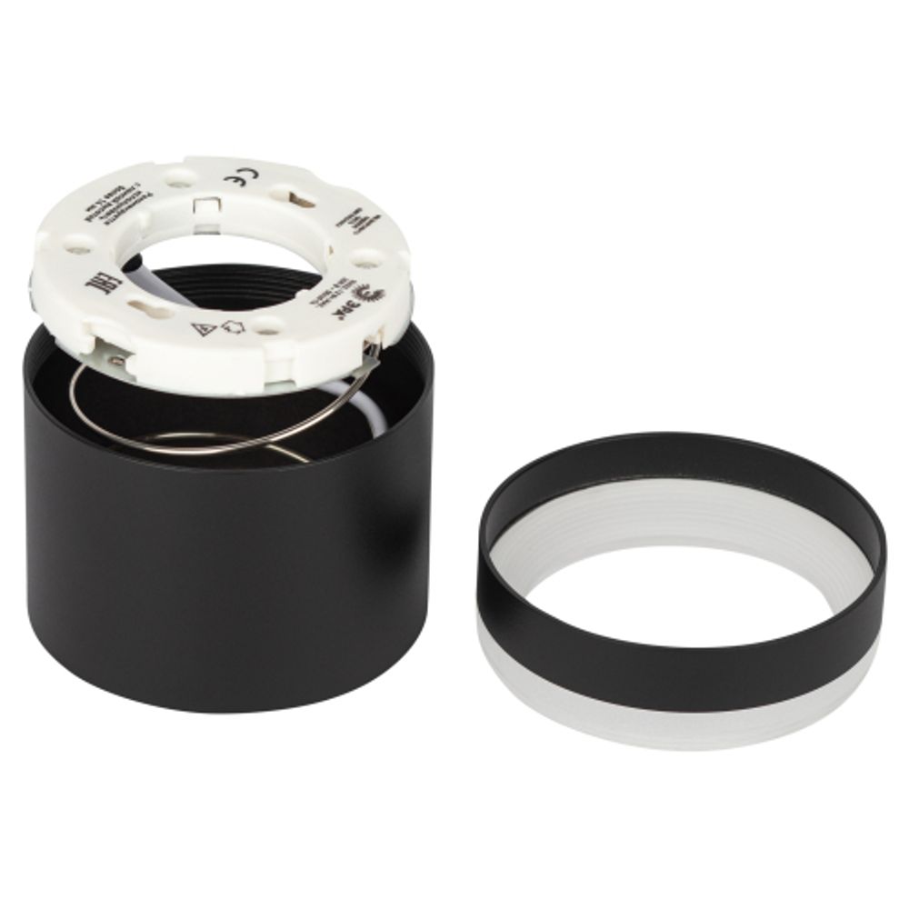 Светильник накладной ЭРА OL9 GX53 BK/WH под лампу GX53 черный/белый | Накладные светильники