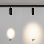 Трехфазный трековый светодиодный светильник Maytoni Focus Zoom TR198-3-20W2.7K-Z-B