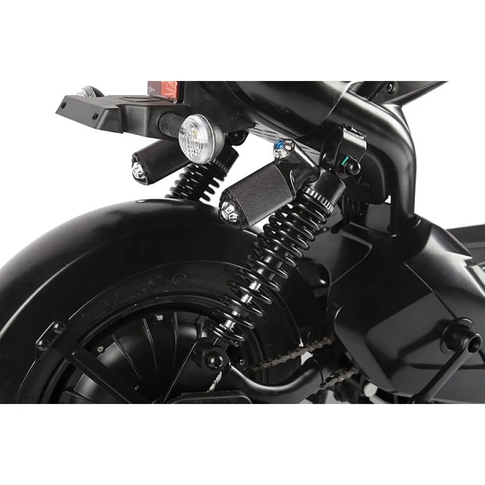 Электроскутер INTRO Z Чёрно-красный