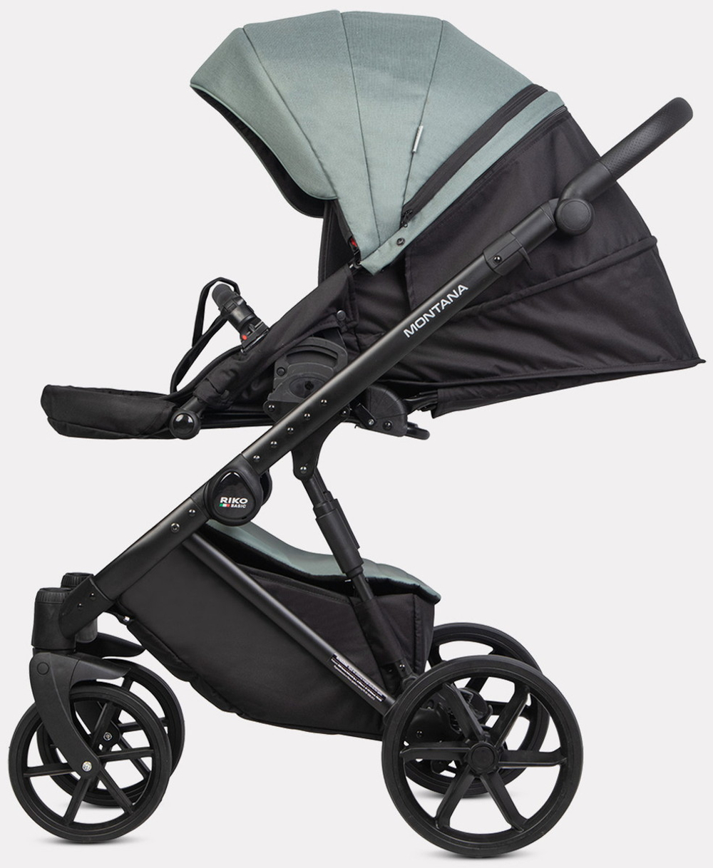 Детская коляска Riko Basic Montana Plus 2 в 1 41 Green зеленый