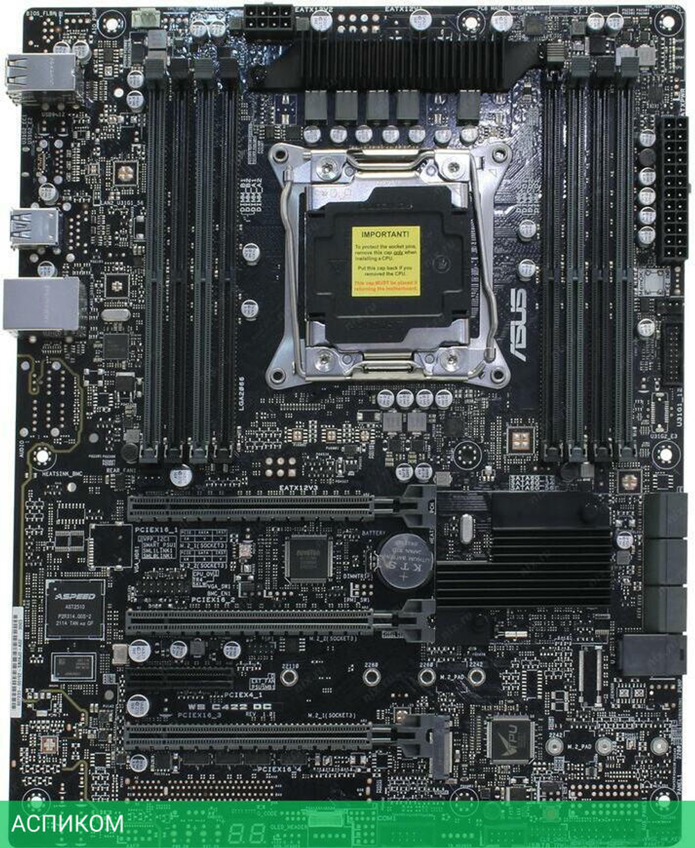 Материнская плата ASUS WS C422 DC (90SB08J0-M0XBN1)