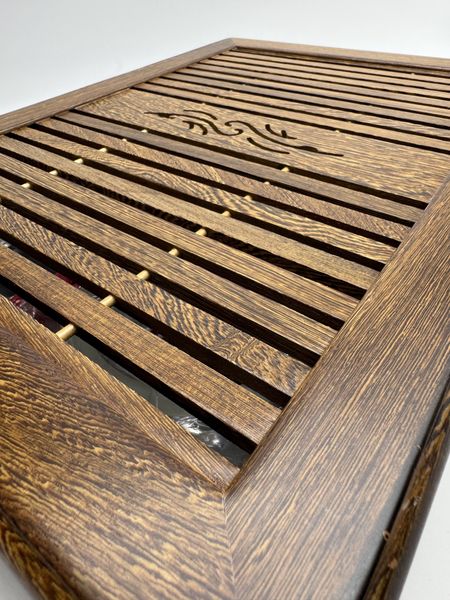 Доска, с поддоном и сливом, дерево, 33/43см