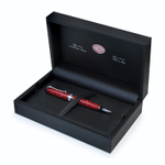 Шариковая ручка Aurora Optima Auroloide Red CT стержень: M, цвет чернил: blue, в подарочной коробке