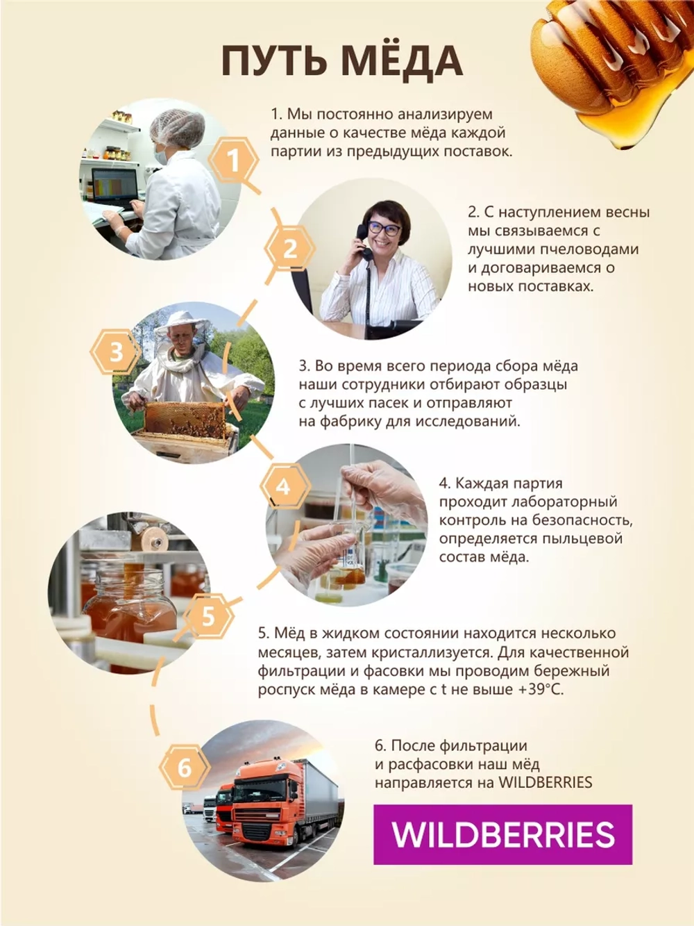 Мед натуральный Майский 500 грамм