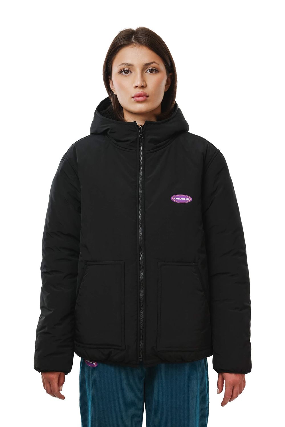 Куртка двухсторонняя черная