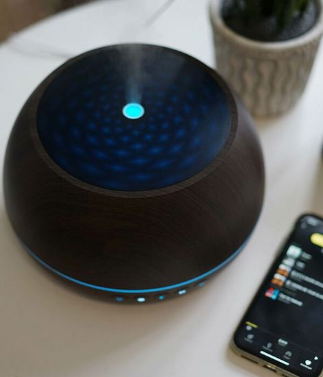 Ультразвуковой аромадиффузор-Bluetooth колонка Mandala Wenge, Sens