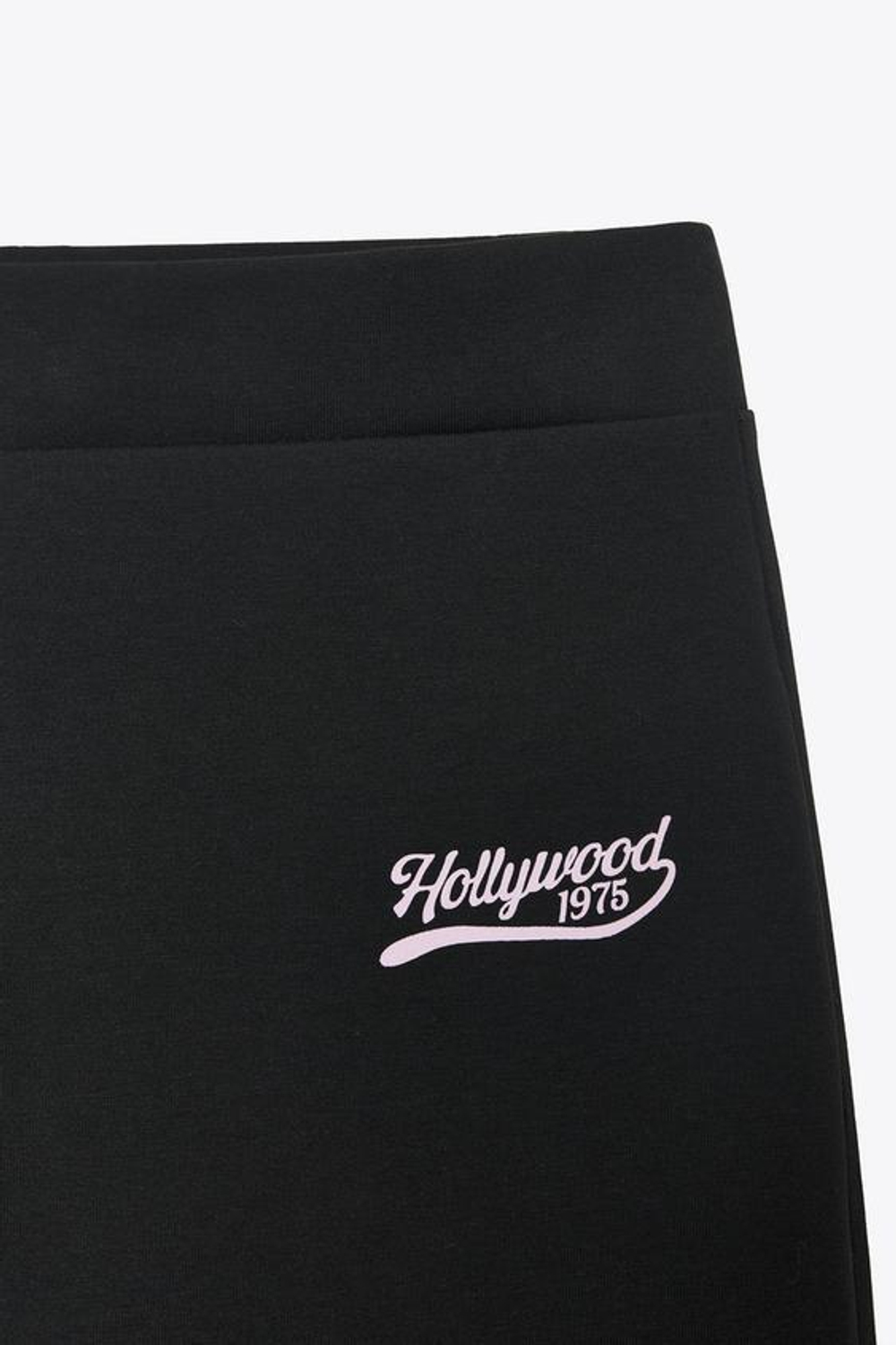 ZARA БРЮКИ FLARE ИЗ ФЛИСА, ЧЕРНЫЙ