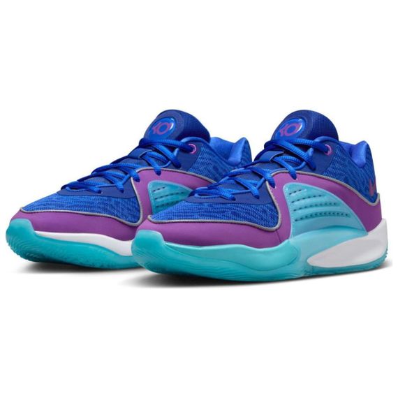 NIKE KD 16 Баскетбольные кроссовки Низкий Верх Синий Мужские