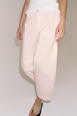ZARA БРЮКИ BARREL — ZW COLLECTION, РОЗОВЫЙ
