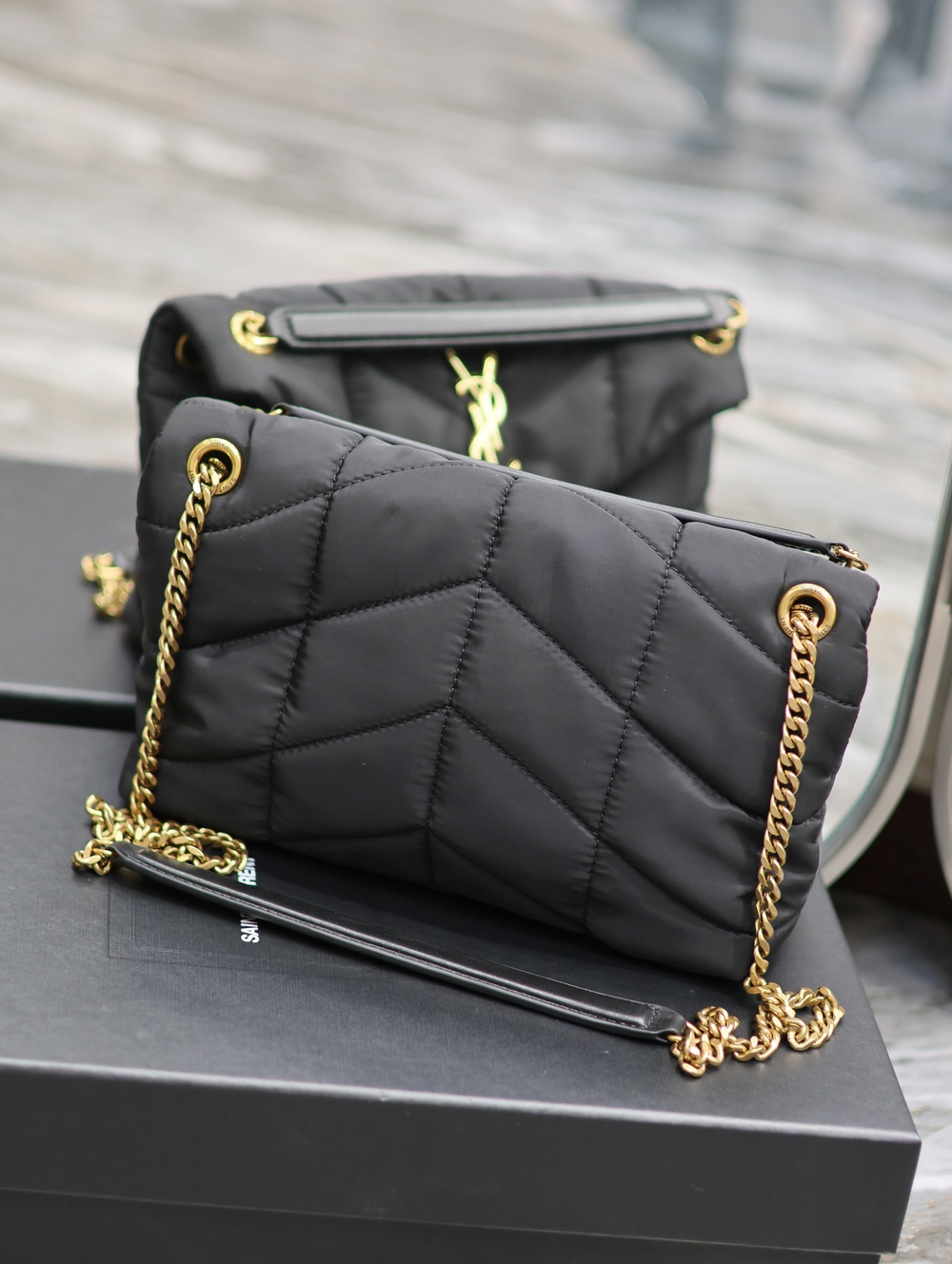 Saint Laurent Loulou Puffer Bag 29 cm