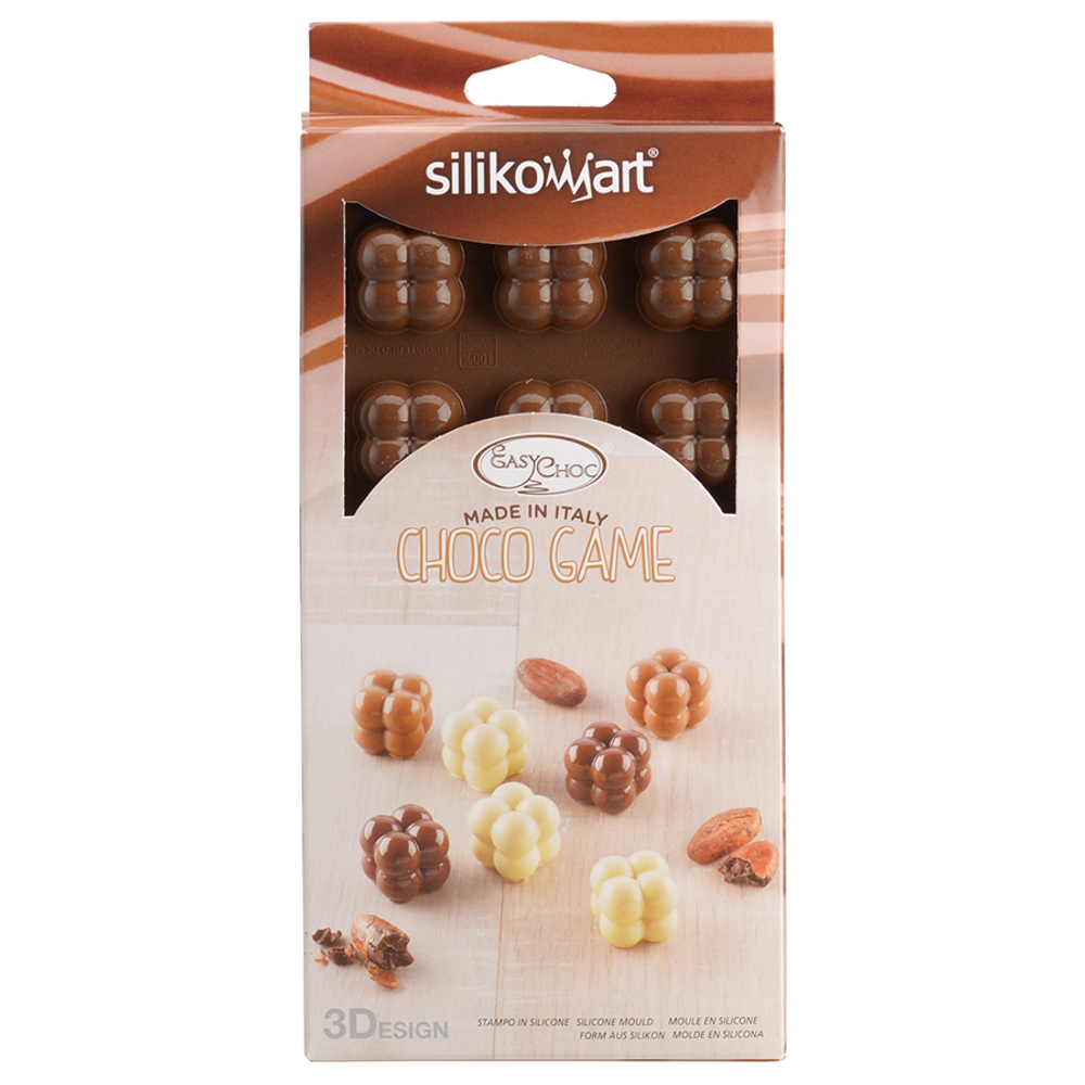 Форма силиконовая для приготовления конфет choco game, 11х24 см