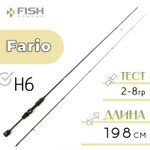 Спиннинг Fish Season Fario, ручка H6 (1.98м, 2-8 гр), полая вершина
