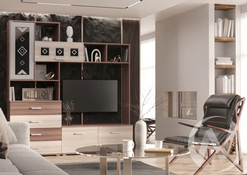 Гостиная МС Белла (ясень шимо темный/ясень шимо светлый)