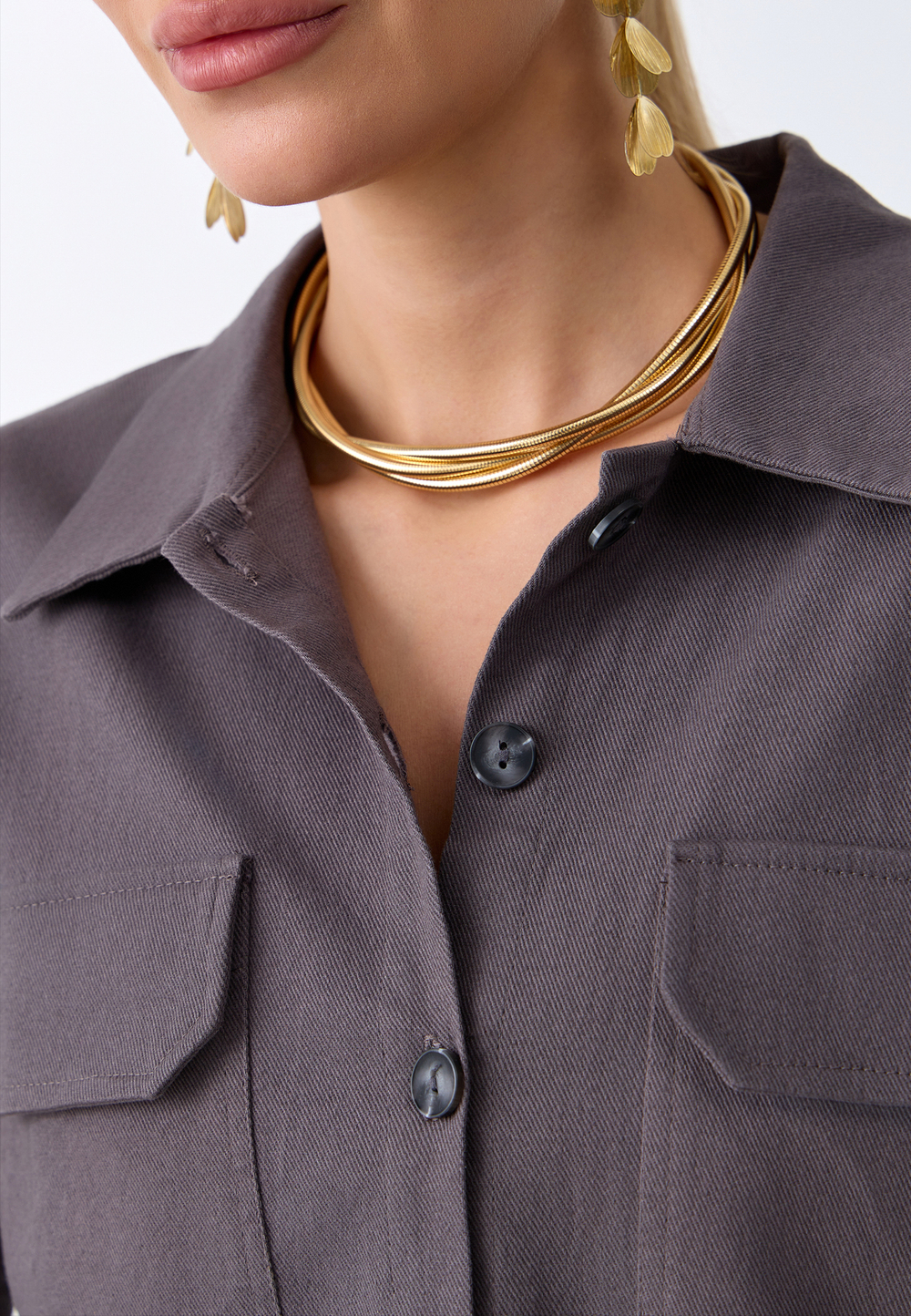 Рубашка джинсовая