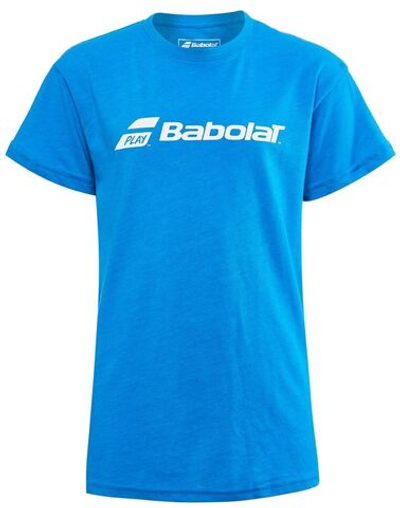 Футболка для мальчика теннисная Babolat Exercise Tee Boy - blue aster heather