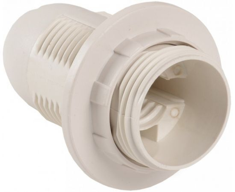 Патрон Е27 подвесной с кольцом, термостойкий пластик- 2 шт.