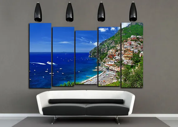 Модульная картина "Райский уголок"