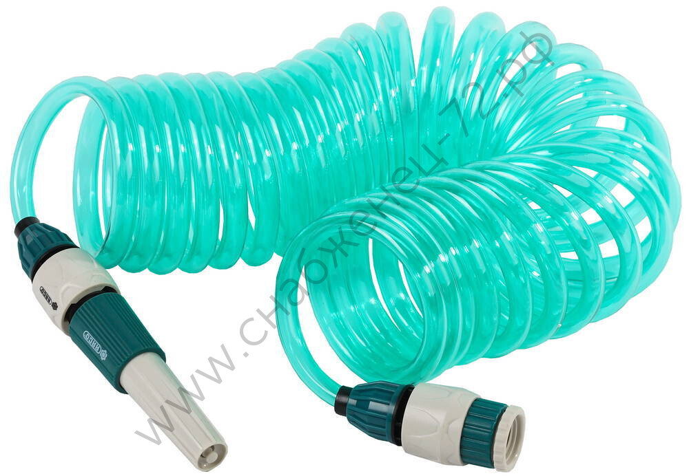 RACO 7.5 м, с наконечником и двумя внешними соединителями, спиральный шланг (4270-55895)