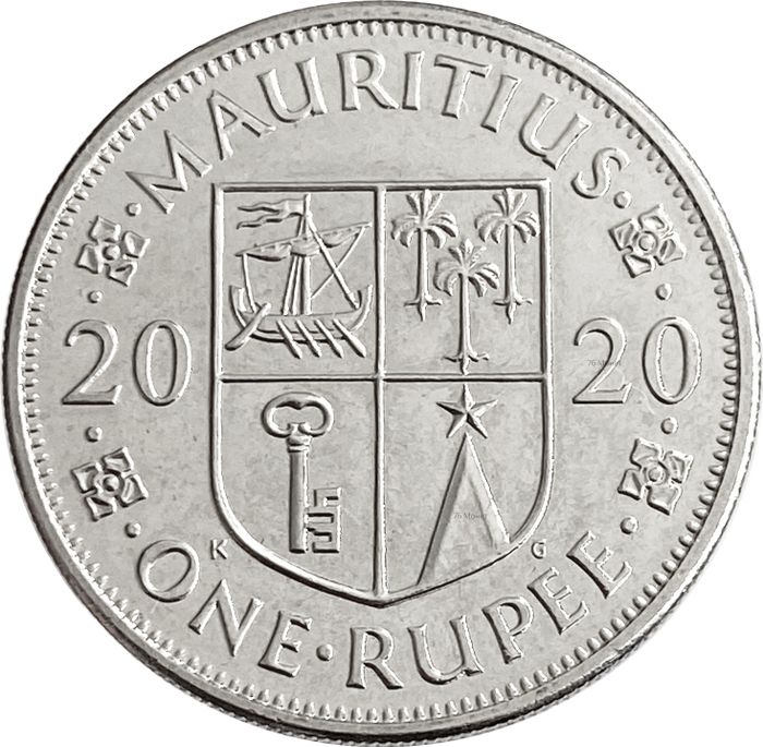 1 рупия 2020 Маврикий