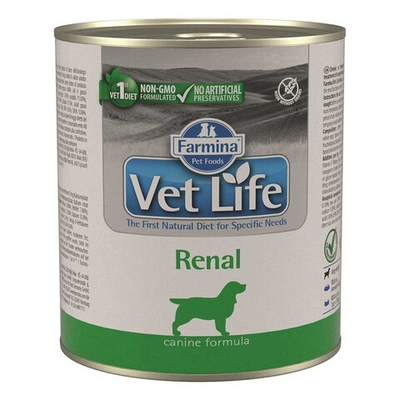 Farmina Vet Life Dog Renal 300г - диета паштет для собак при заболеваниях мочевыводящих путей
