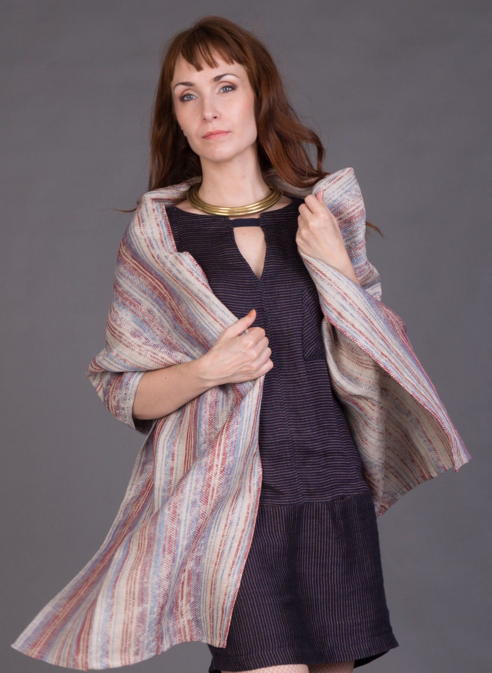 Шарф 45X200 Leitner 260 бежевый Австрия