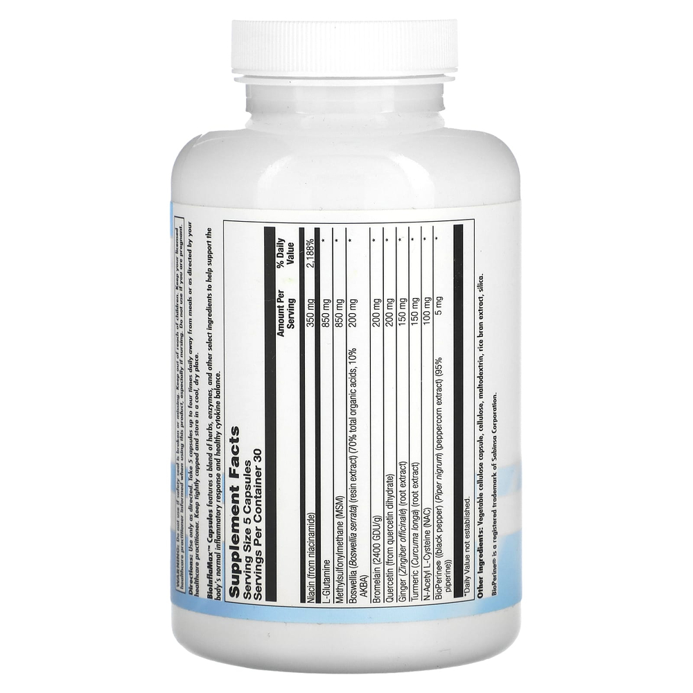 Nutra BioGenesis, BioInflaMax капсулы, 150 капсул