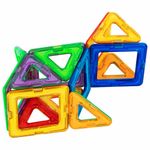 Магнитный конструктор MAGNETIC BLOCKS, 30 магнитных деталей, BRAUBERG KIDS, 665719