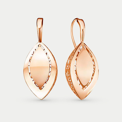 Серьги золотые женские