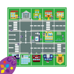 Комплект полей "Город", "Семейка медведей.Цвета", "Семейка медведей.Счет" RM3002